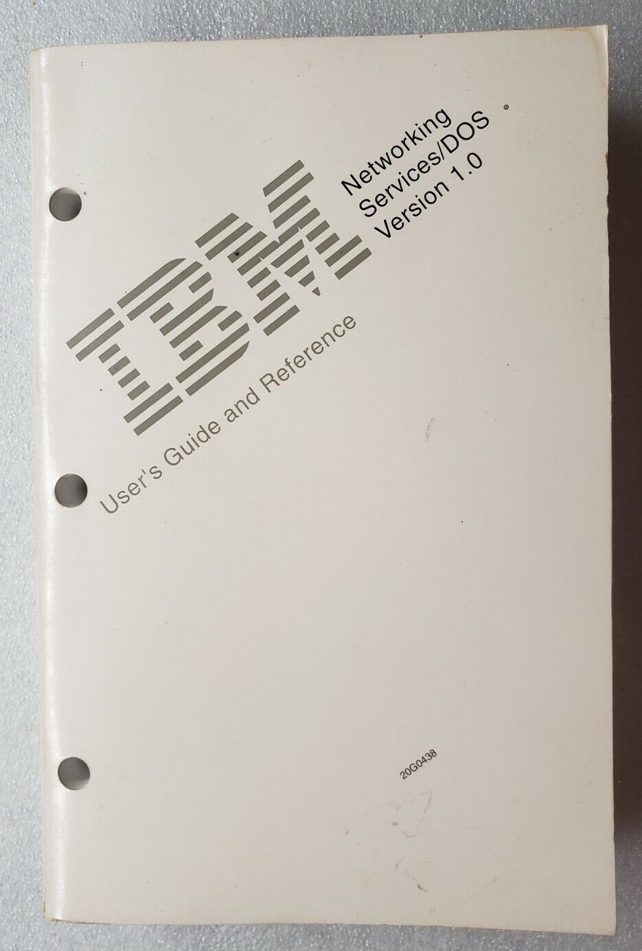 IBM Networking Services DOS Version 1.0 User\'s Guide and Reference Paperback