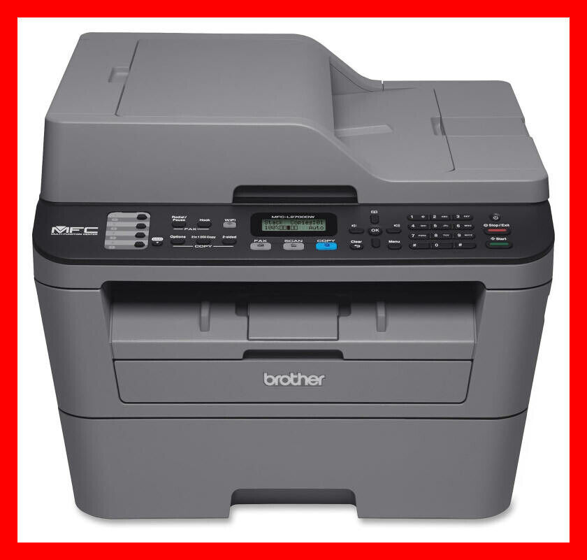 🔥Brother MFC-L2700DW Printer, COMPLETE w/NEW Toner & NEW DRUM CLEAN Fast 🚚