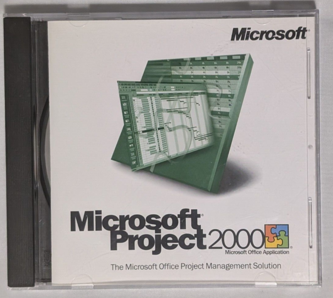 Microsoft Project 2000 For Windows - Full Version with Product Key