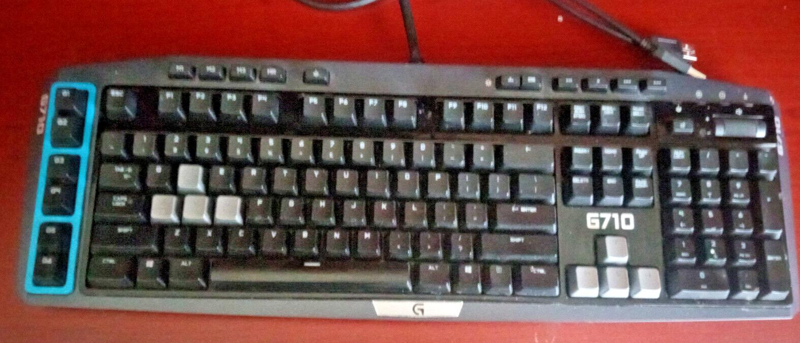 Logitech G710 Mechanical Gaming Keyboard 820-006810 Illuminated Keys Dual USB