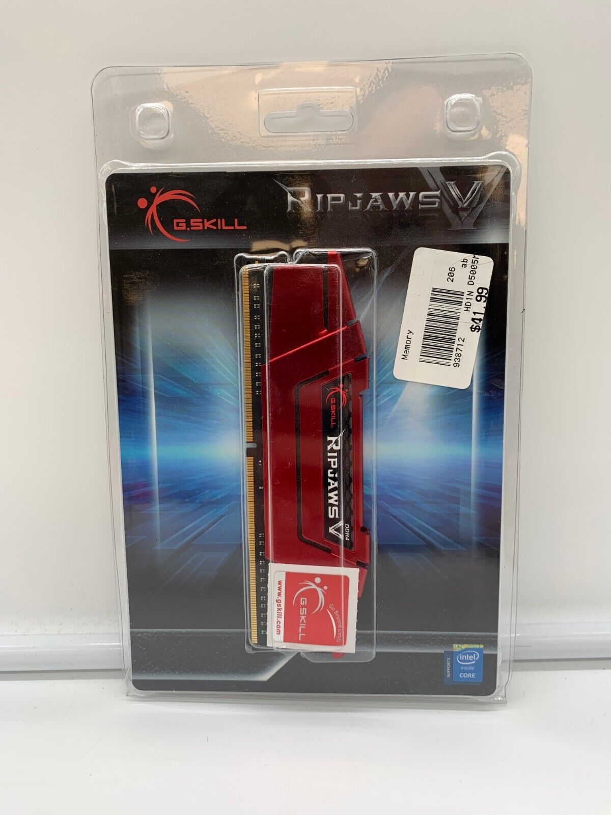 G.SKILL Ripjaws V Series 8GB (1x8GB) DDR4 2666 Memory (F4-2666C19S-8GVR)