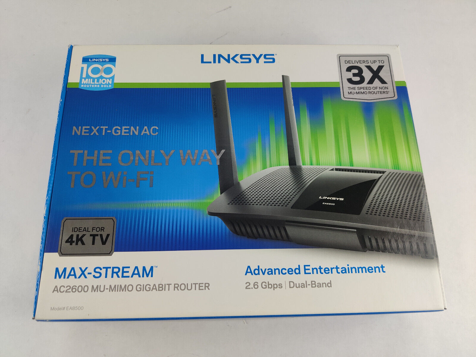 Linksys EA8500 Max-Stream AC2600 Gigabit MU-MIMO Smart Wi-Fi Router
