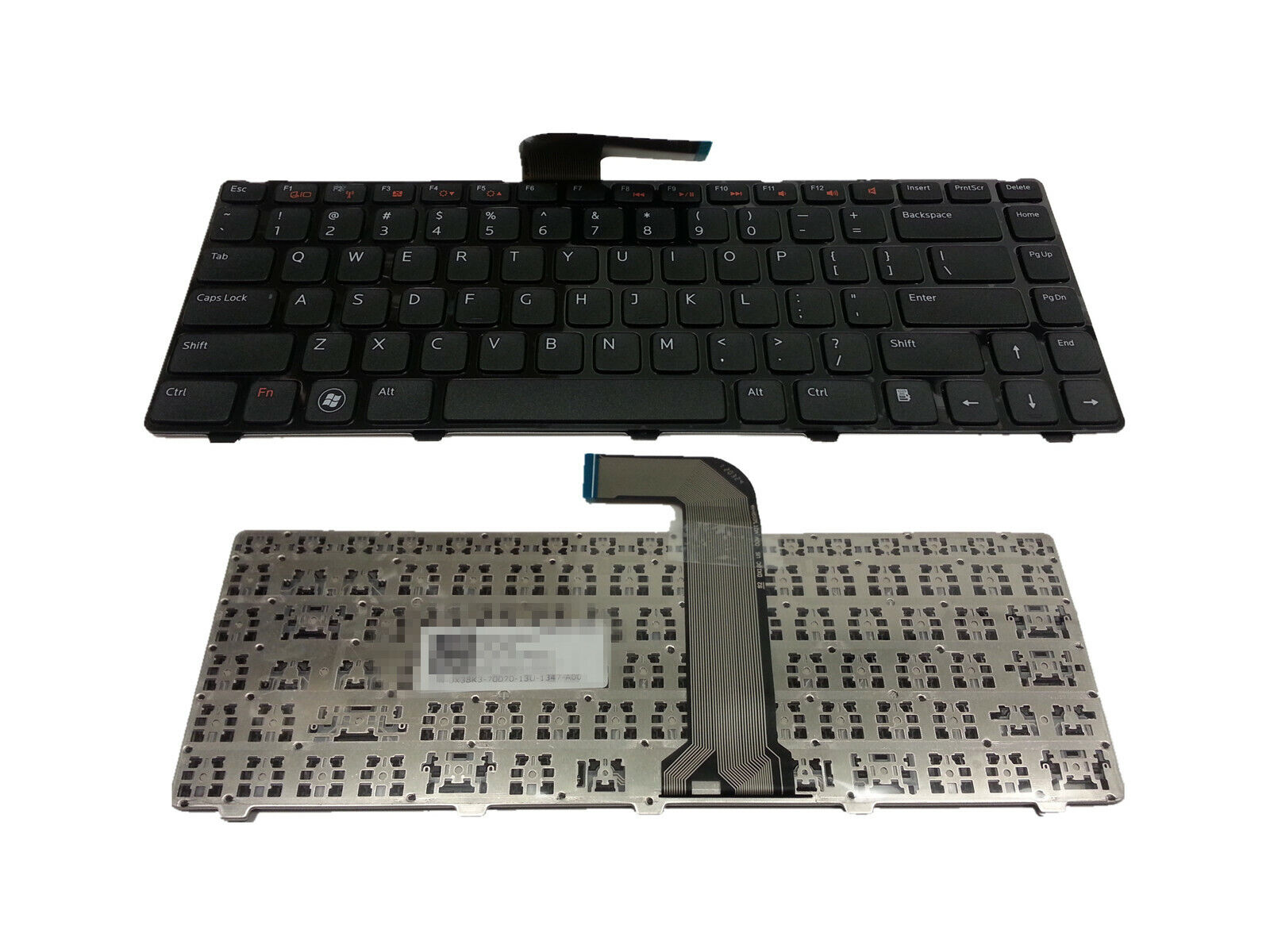 New US Black Laptop keyboard for Dell MP-10K63U4-442 AER01K00220
