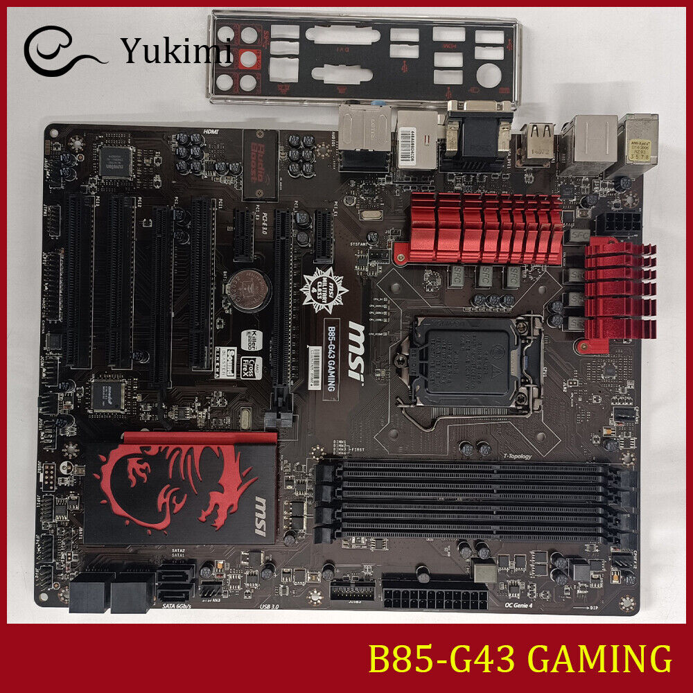 FOR MSI B85-G43 GAMING Socket 1150 32GB VGA DVI-D HDMI ATX Motherboard