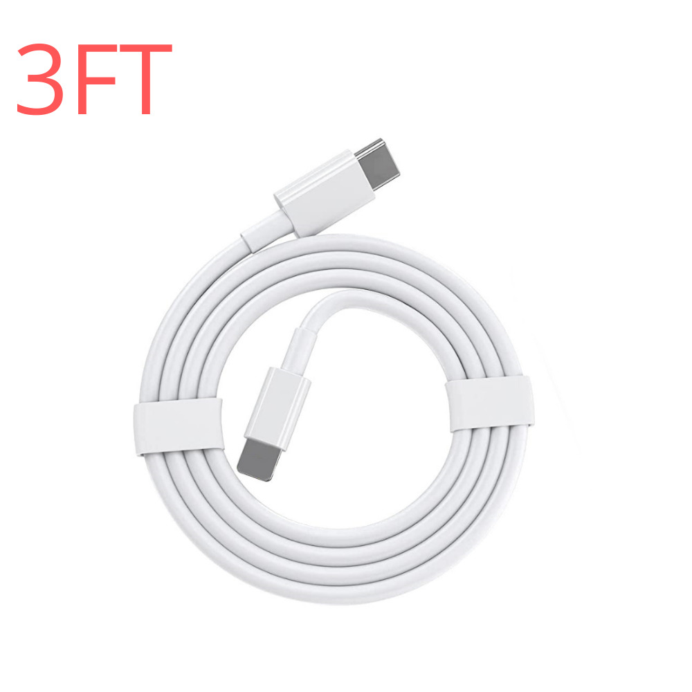 Wholesale Fast Charger PD USB C Type C Cable Lot For iPhone 13 11 Pro Max XR 8