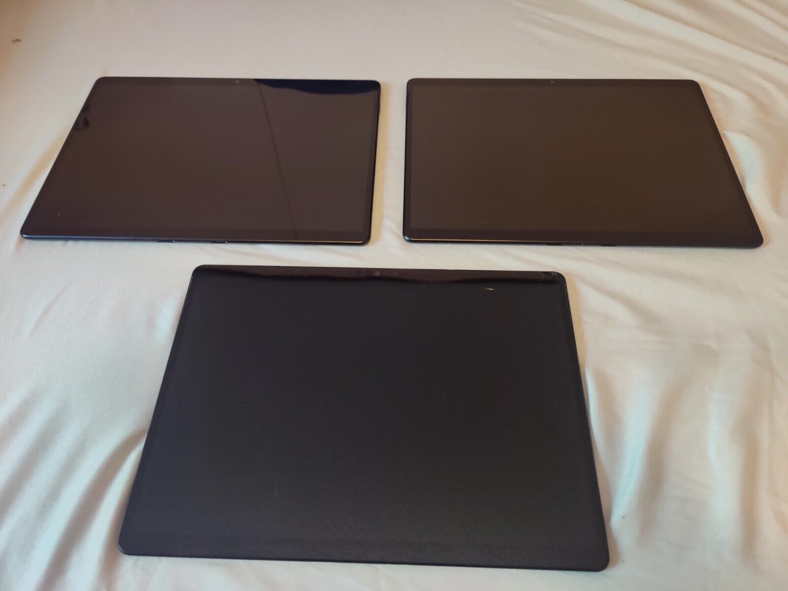 Lot of 3 Surface Pro X, 2 x SQ1 8gb, 1 x SQ2 16gb LTE