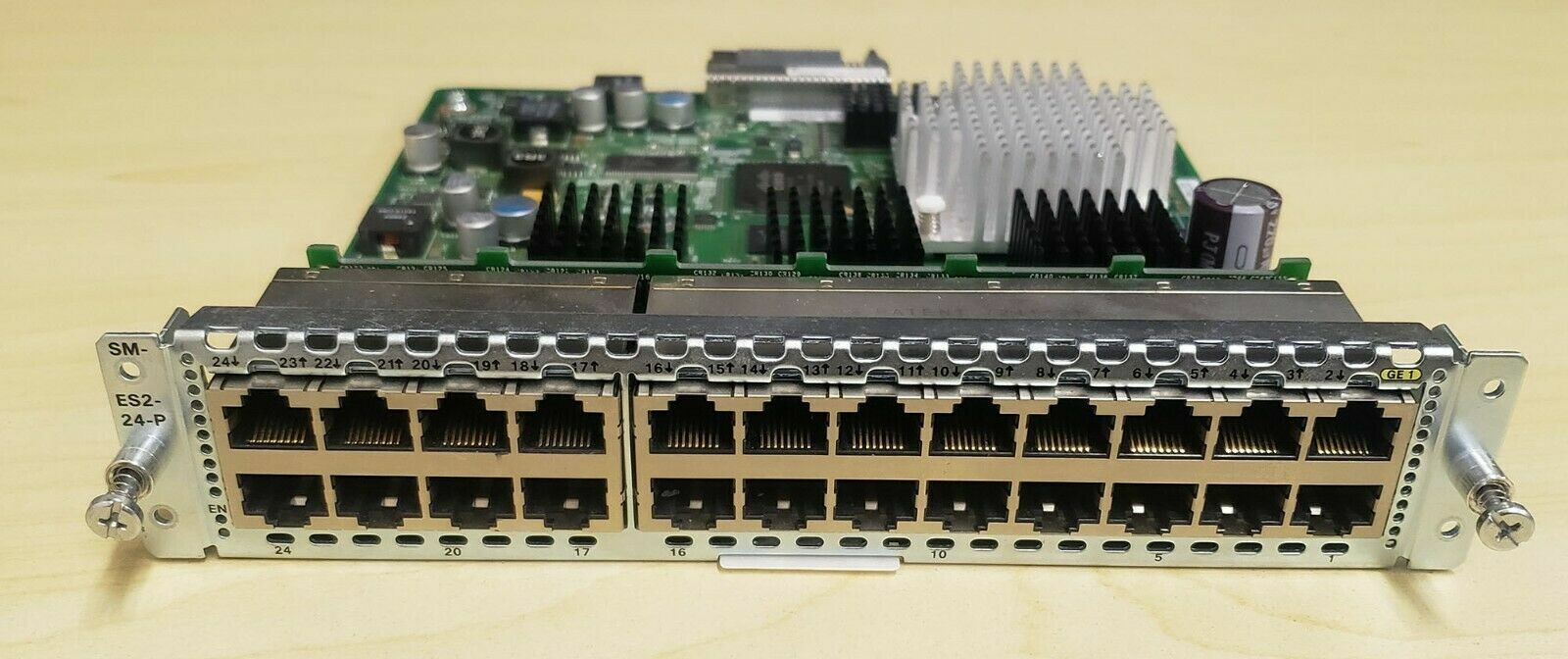 Cisco SM-ES2-24-P 24-Port POE+ Capable Layer 2/3 LAN SM-X EtherSwitch KAJ