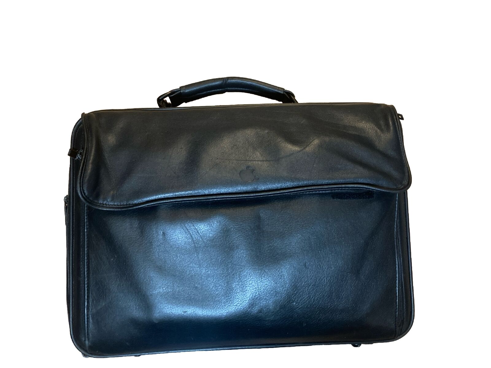APPLE Macintosh LEATHER Computer Carry Bag/Case RARE VINTAGE