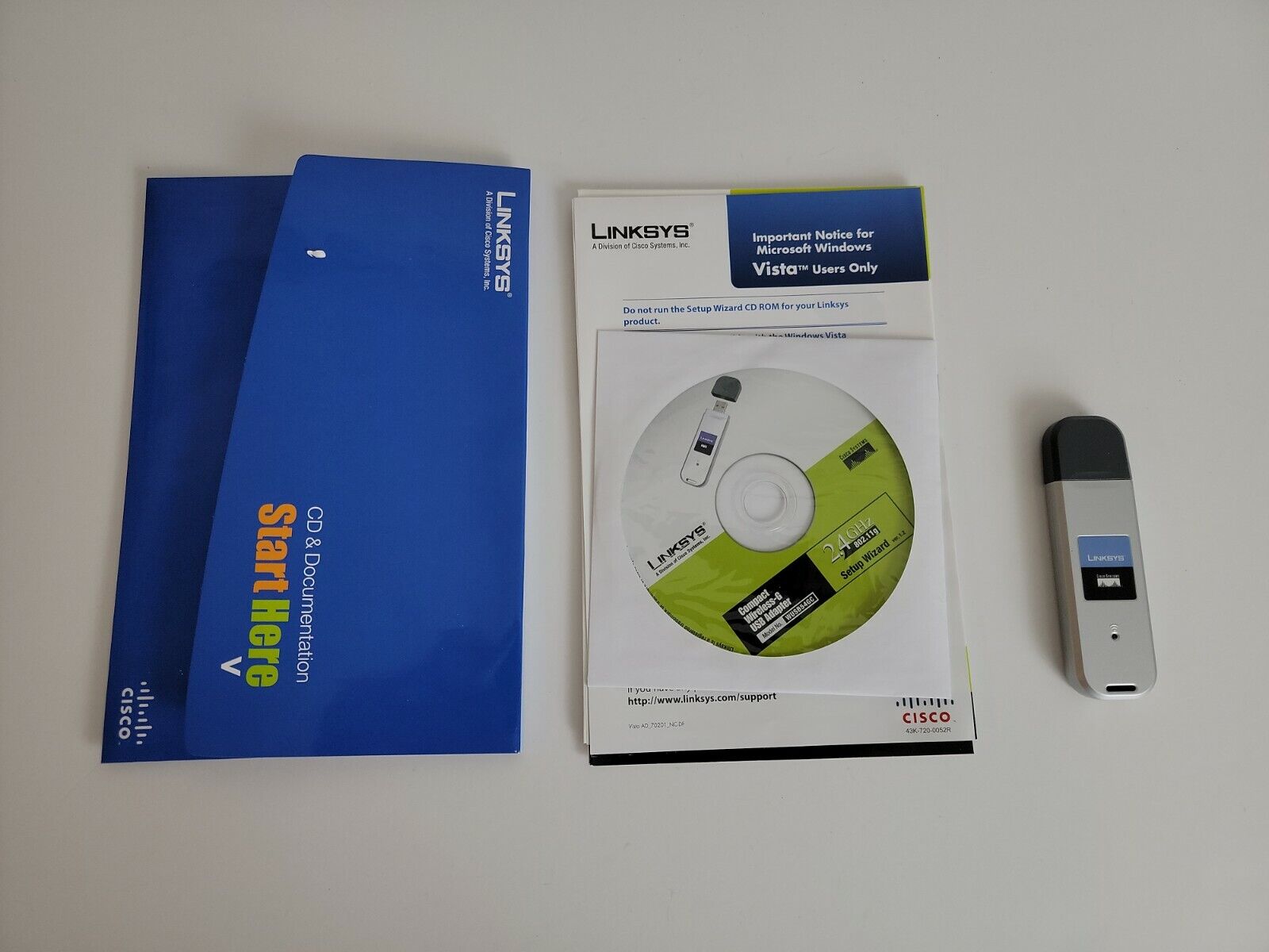 Linksys WUSB54GSC Compact Wireless-G USB Network Adapter with SpeedBooster