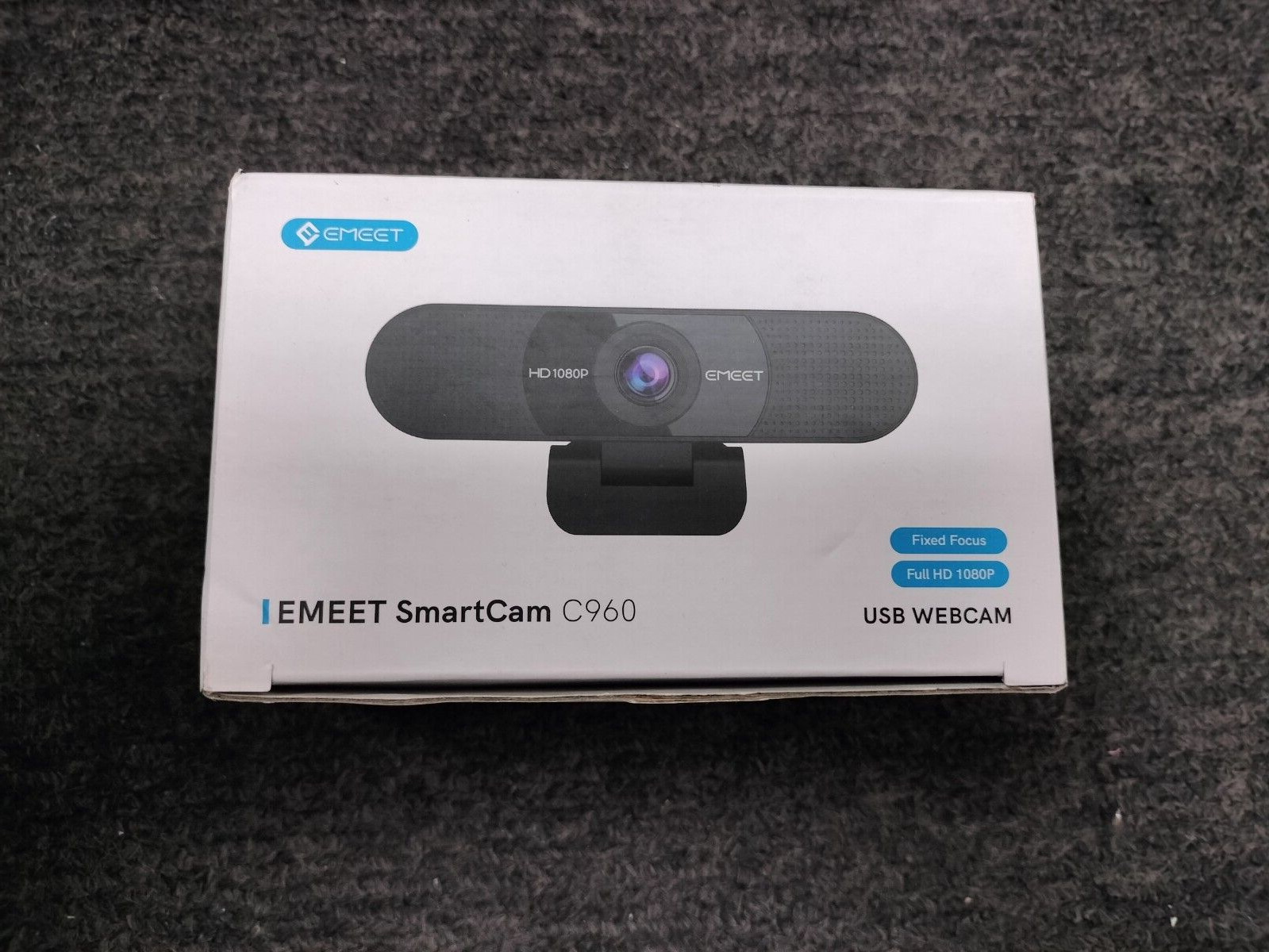 EMEET C960 HD Smart Webcam Black *OPEN BOX*