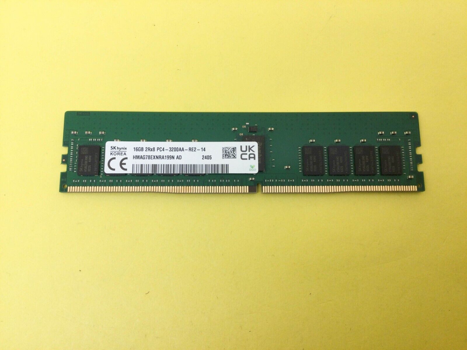 SK Hynix 16GB (1x16GB) 2RX8 PC4-3200AA Server Memory HMAG78EXNRA199N