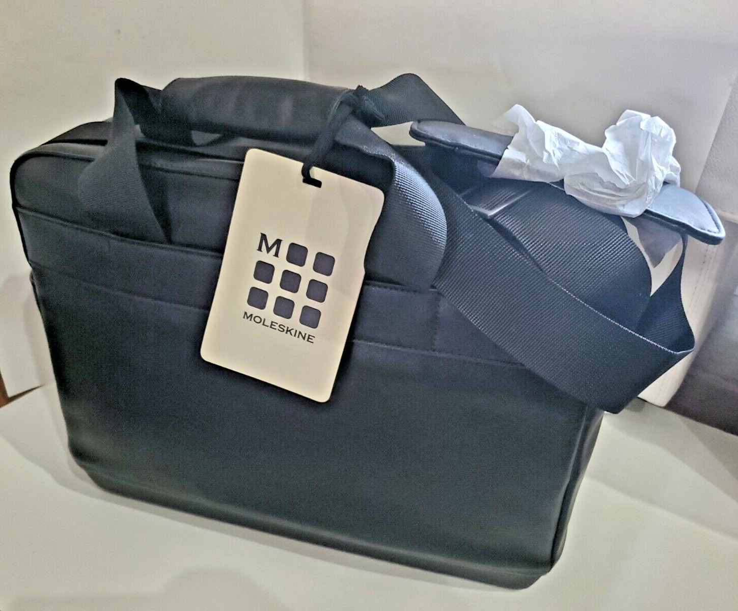 MOLESKINE Black CLASSIC UTILITY Laptop Bag Business Carrier NEW