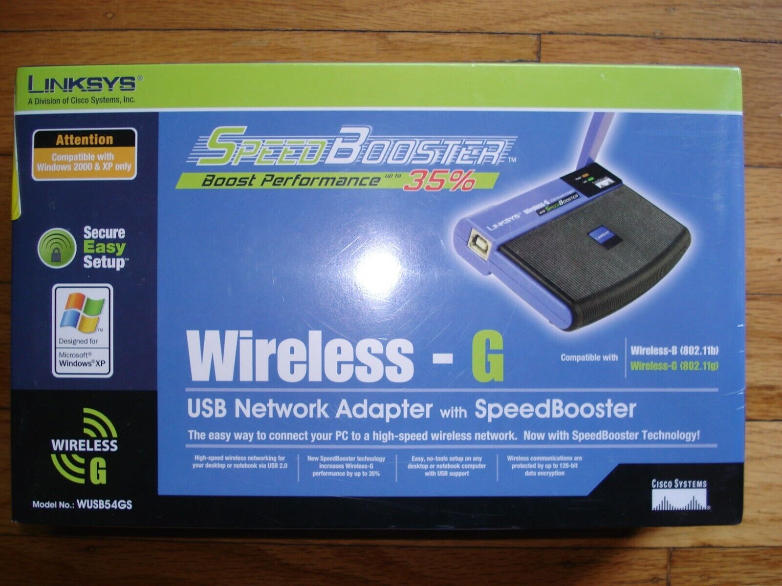 Linksys Wireless - G USB Network Adapter with Speed Booster  / Brand NEW in Box