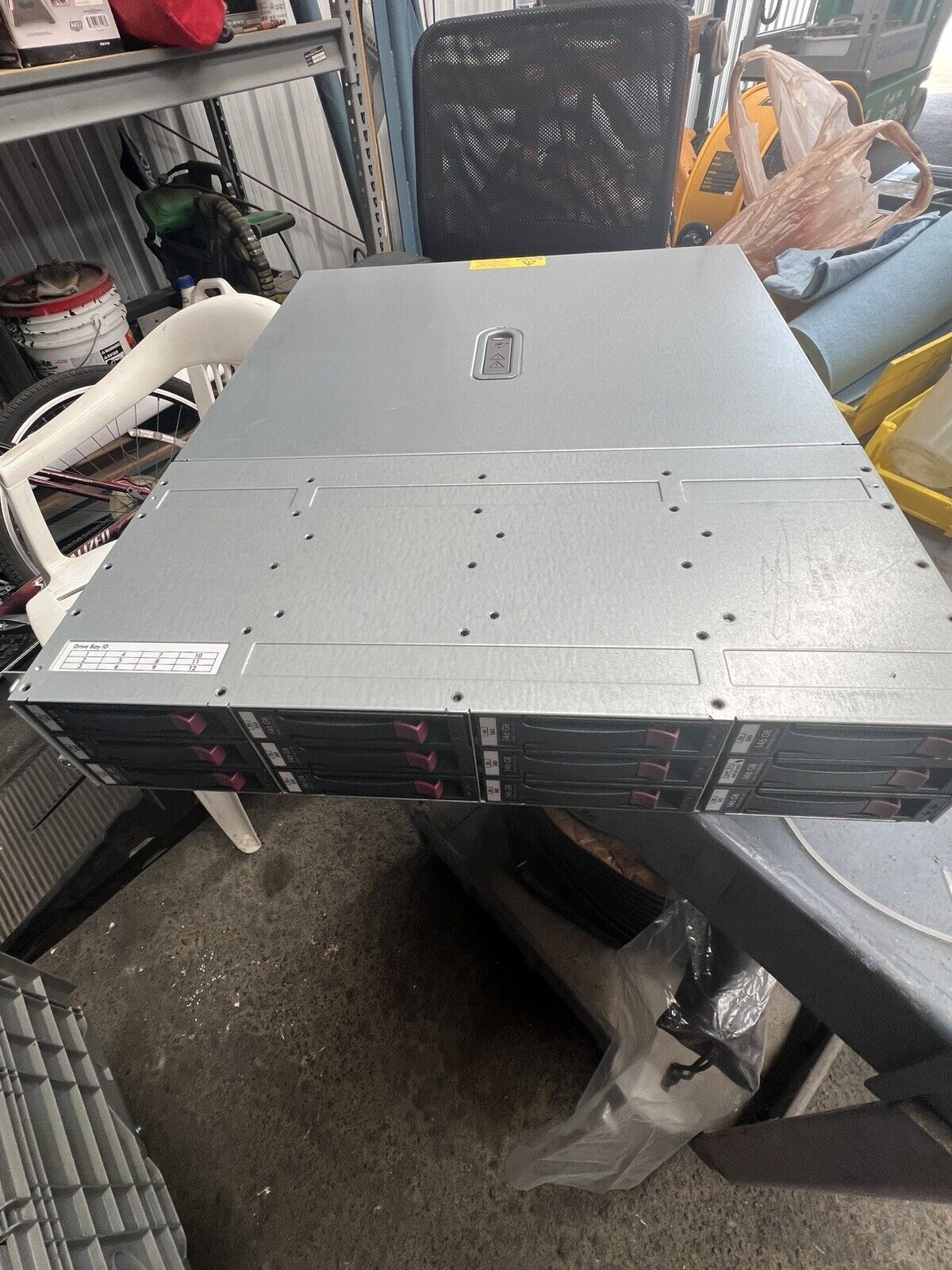 HP 418408-B21 Storage Works, 12-Bay SAS Disk Array
