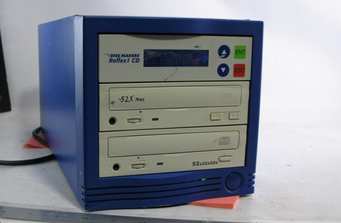 Disc Makers Reflex 1 CD DVD Duplicator Tested Works