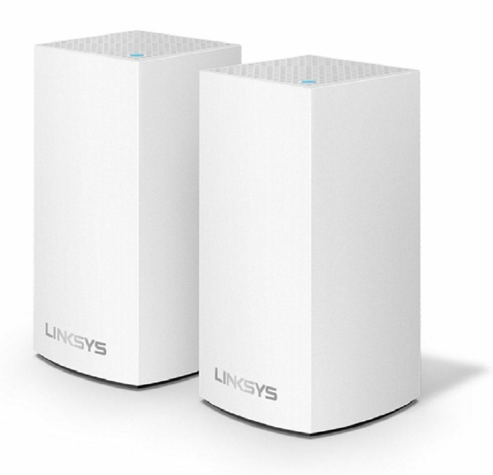 Linksys Velop Intelligent Mesh WiFi System, 2-Pack White (AC1300)