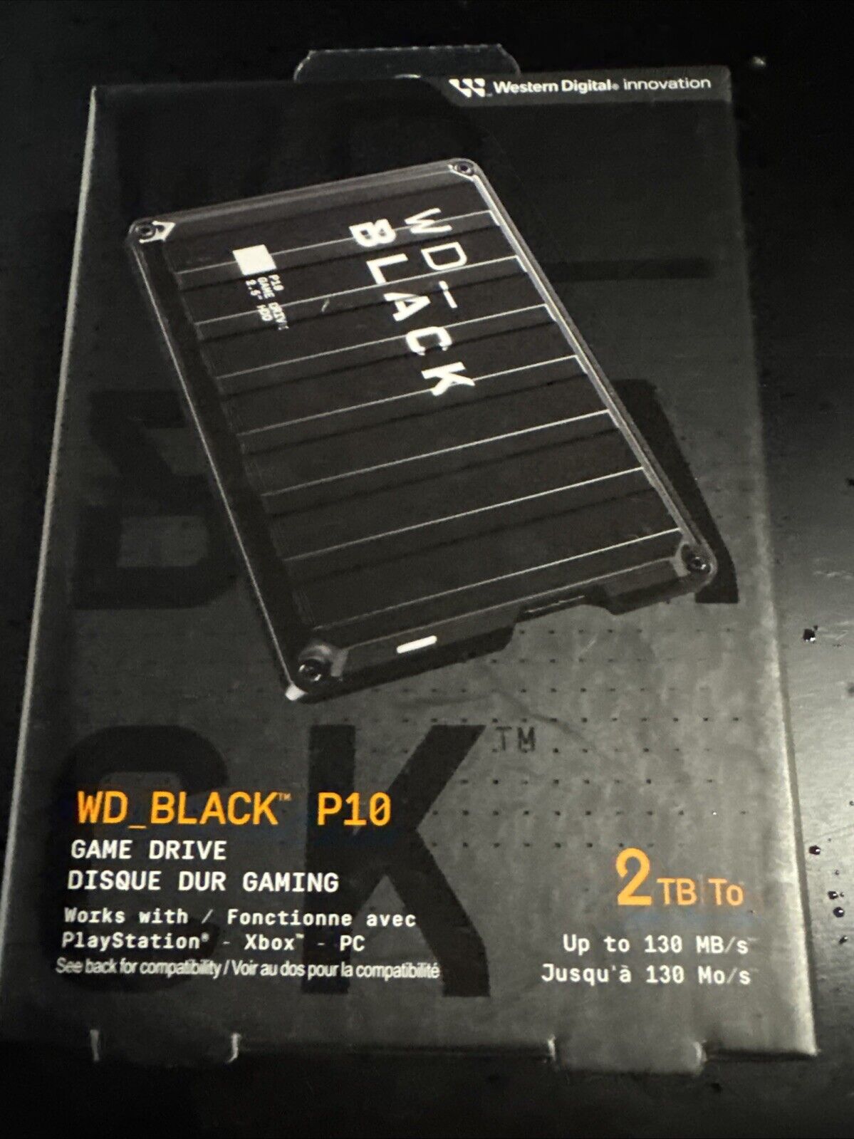WD_BLACK P10 2TB External USB 3.2 Gen 1 Portable Hard Drive