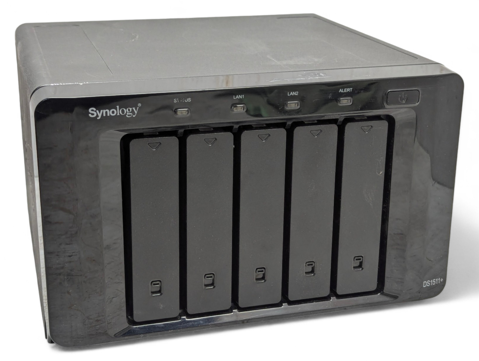 Synology 5 bay NAS DiskStation DS1511+ with 2 3TB HDDs and caddies  -