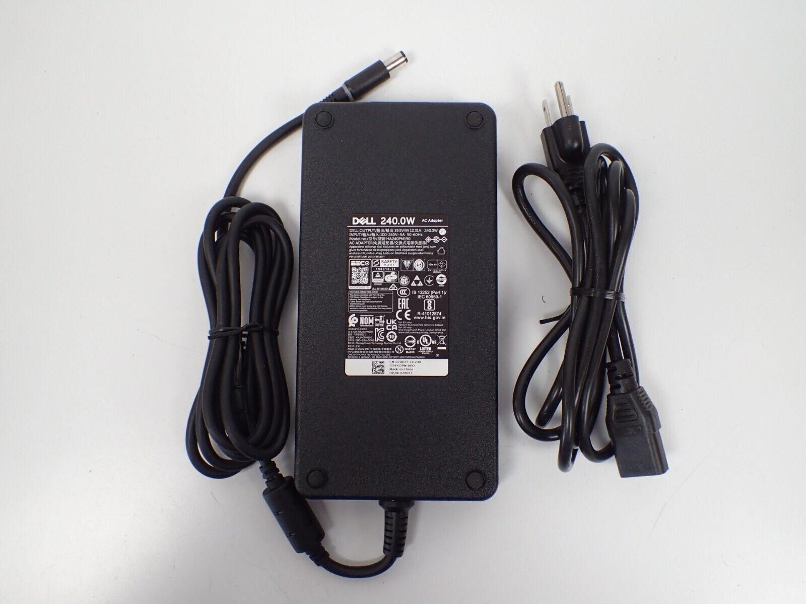 Genuine Dell AC Adapter 240W Power Charger G3 G7 Alienware x17 x15 M17x m15 R5