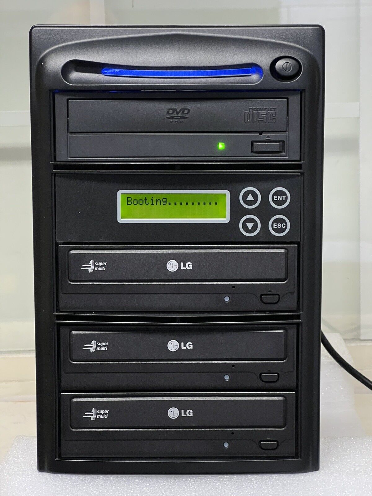 LG Pro Duplicator 1 TO 3 CD DVD Burner Duplication Tower. Manual. Box. Mint.