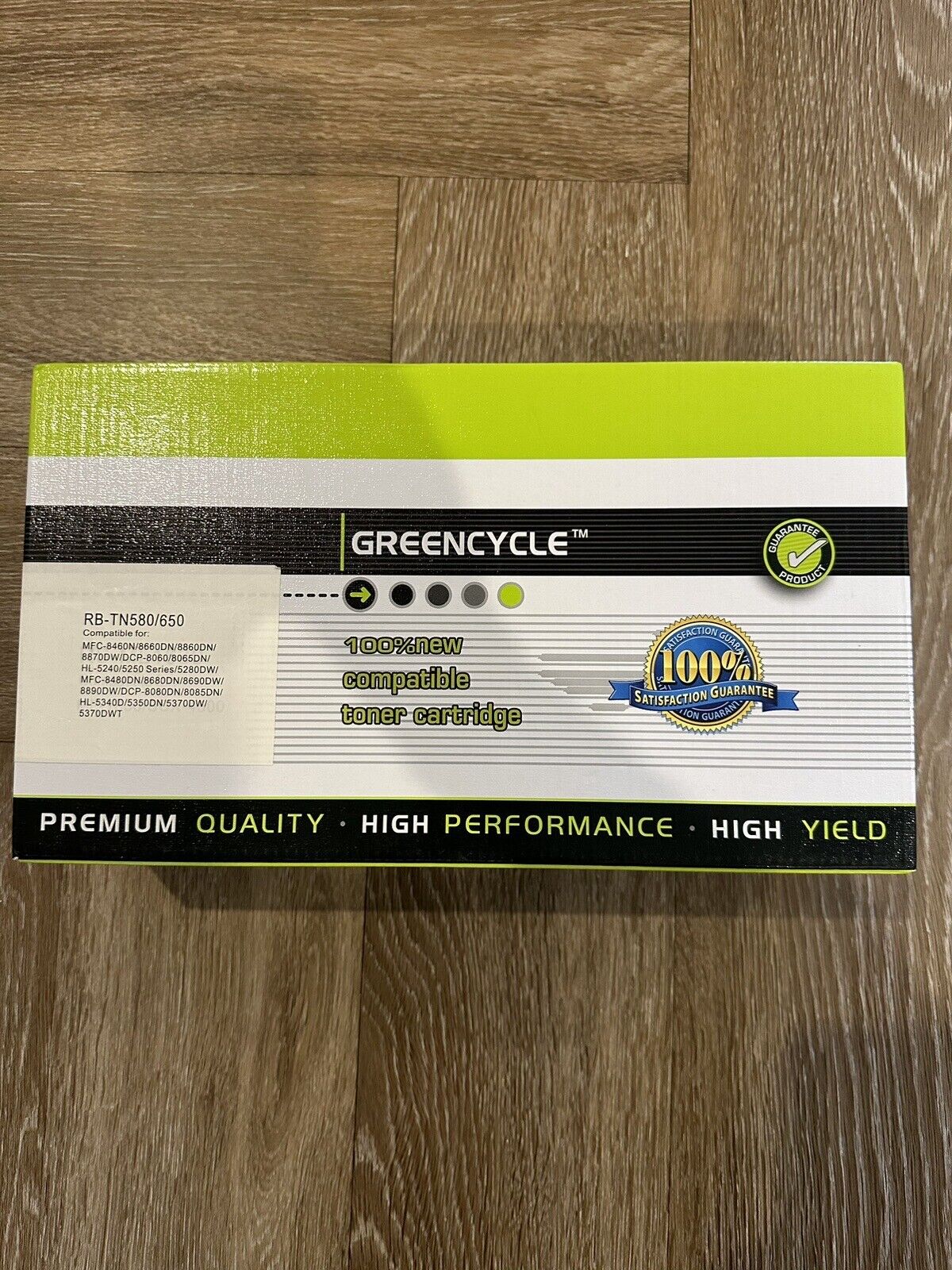 Greencycle 1 Pk TN450 High Yield Black Laser Toner Cartridge for Brother Dcp-706