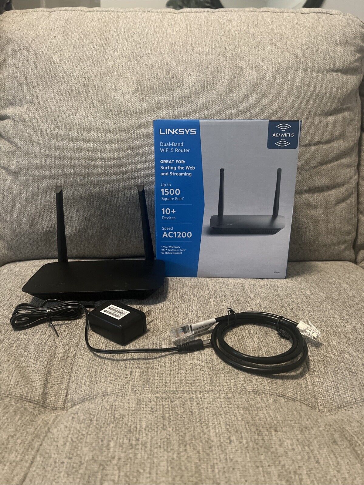 Linksys AC1200 1.2 Gbps Speed WiFi Router - E5400