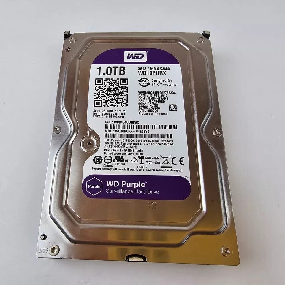Western Digital WD10PURZ Purple 1TB 3.5\
