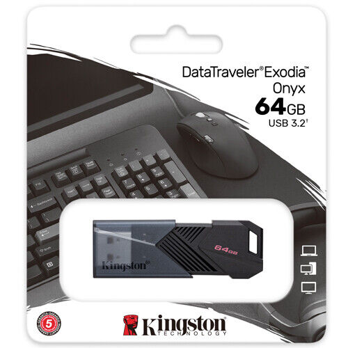 KINGSTON EXODIA ONYX DTXON 256GB 128GB 64GB USB3.0 3.2 Flash Drive Pen Stick LOT