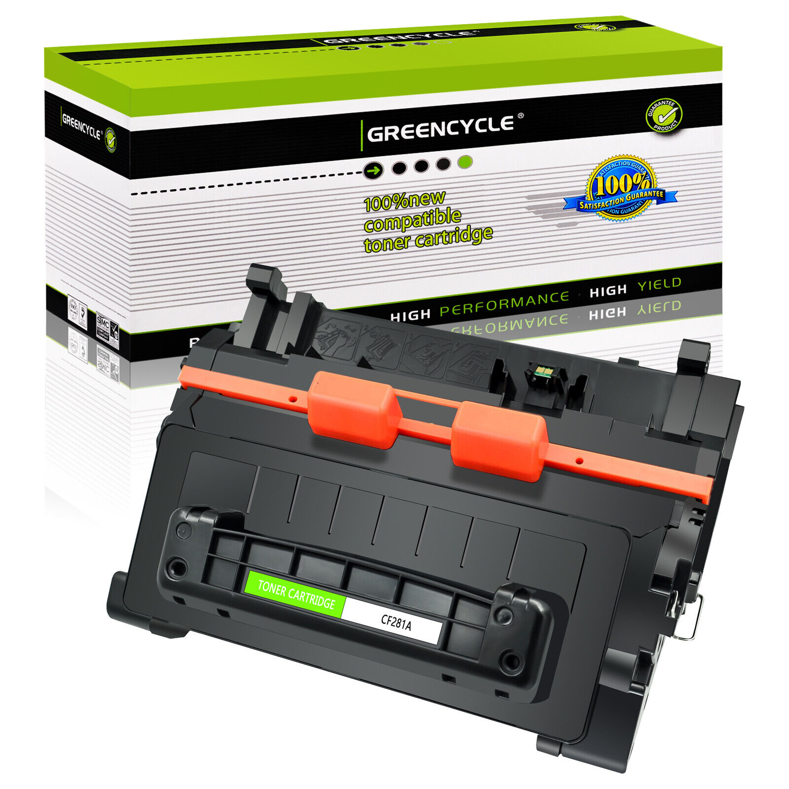 Greencycle 1PK CF281A 81A Toner fit for HP use in Laserjet Enterprise MFP M604