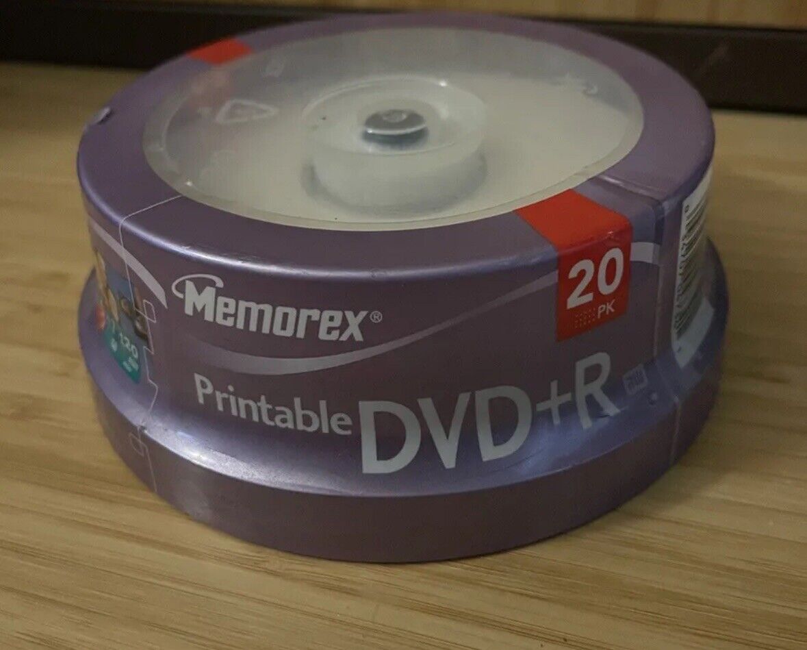 Memorex Printable DVD+R 20 Pack