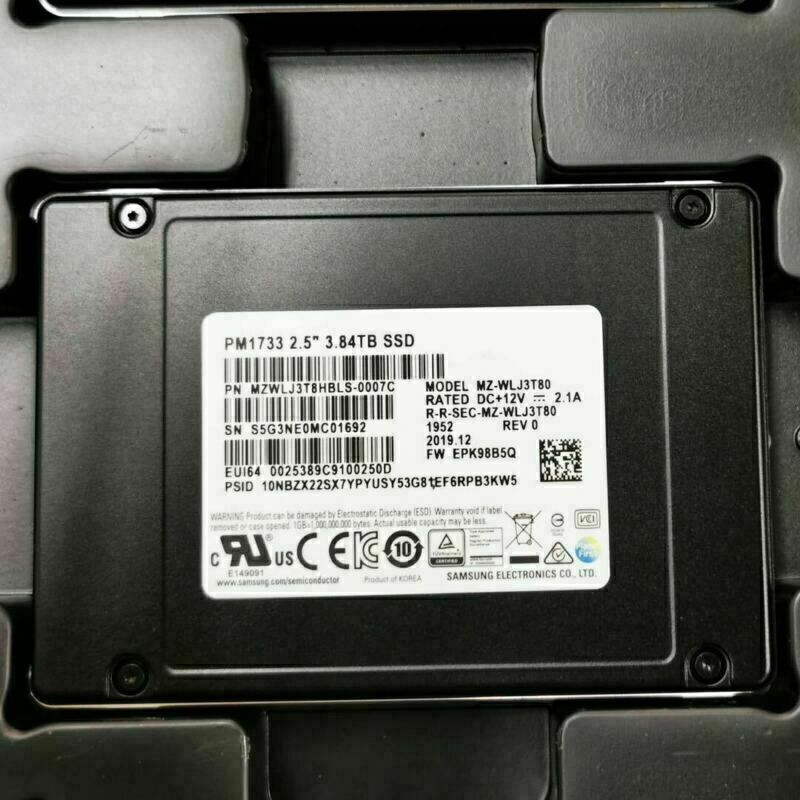 Samsung PM1733 3.84TB SSD U.2 2.5\