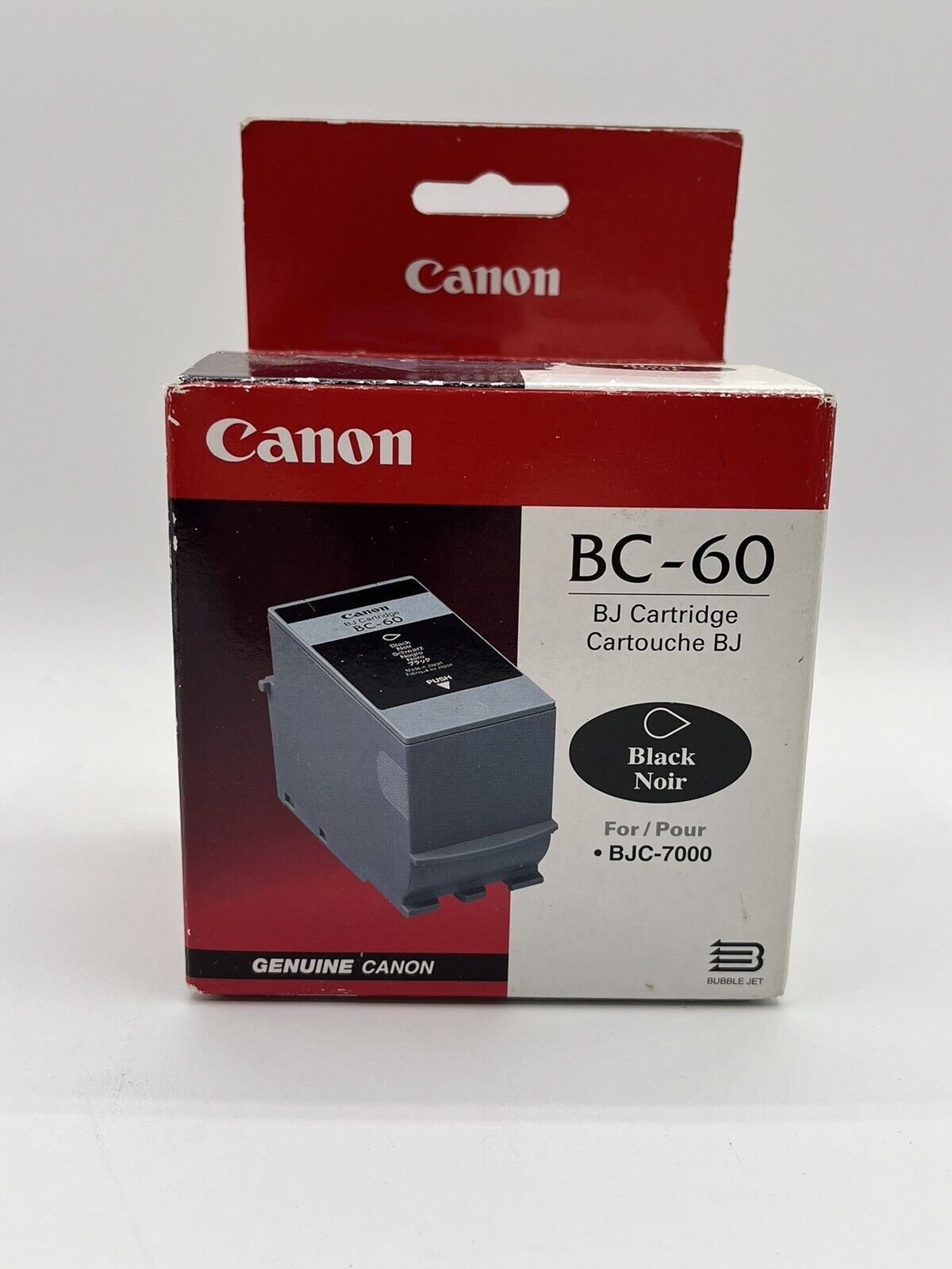 Canon BC-60 Black Ink Cartridge Sealed In Package BJC-7000