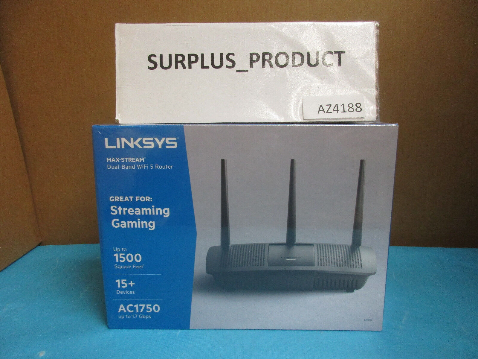 LINKSYS EA7200 MAX-STREAM DUAL-BAND AC1750 WI-FI ROUTER NEW IN SEALED BOX