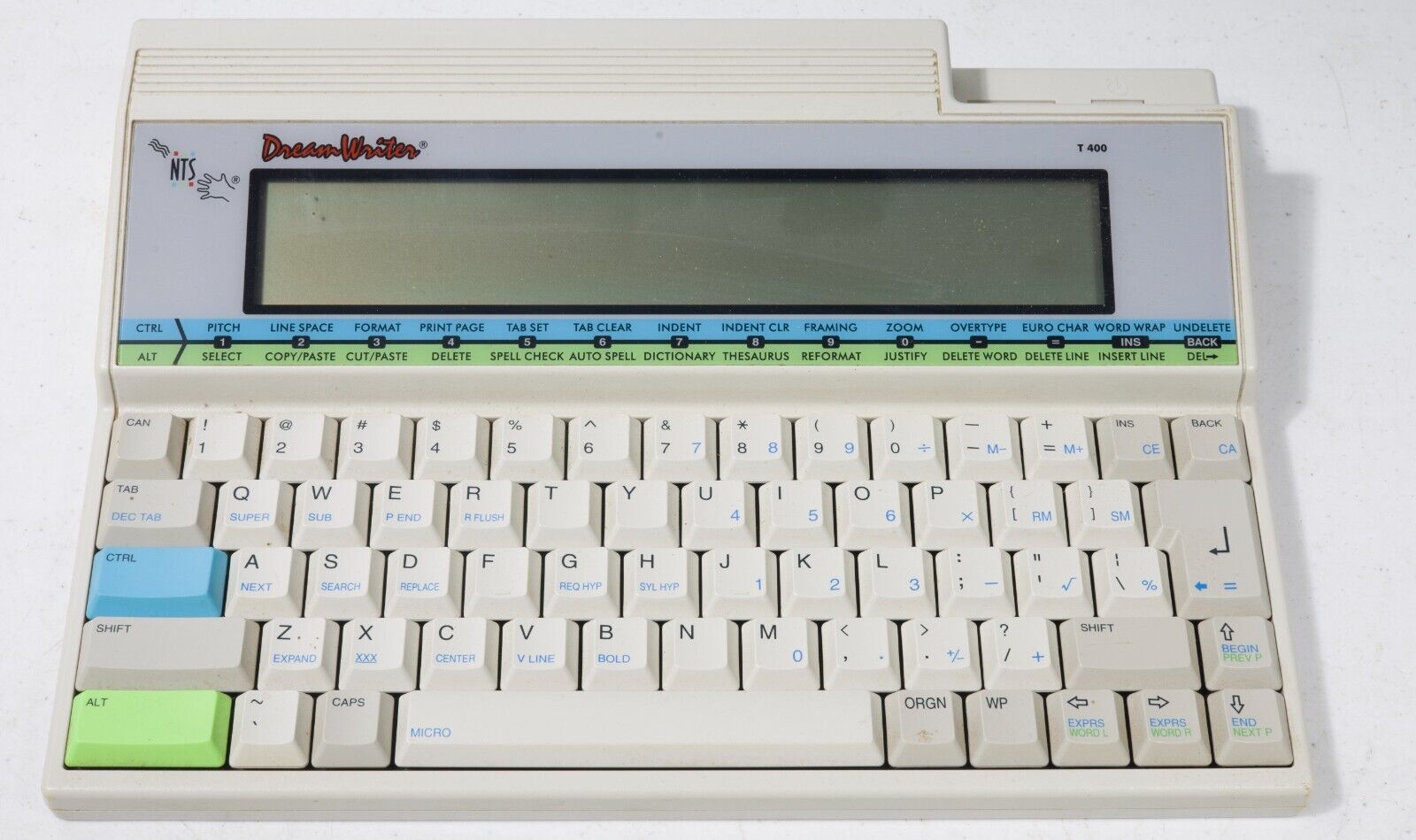 Vintage NTS Dreamwriter Dream Writer T400 portable word processor computer 6591