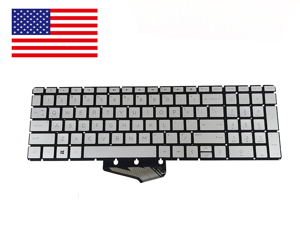 New For HP 15-dy2000 15-dy1000 15-dy0000 15-dy4000 Series Laptop Silver Keyboard