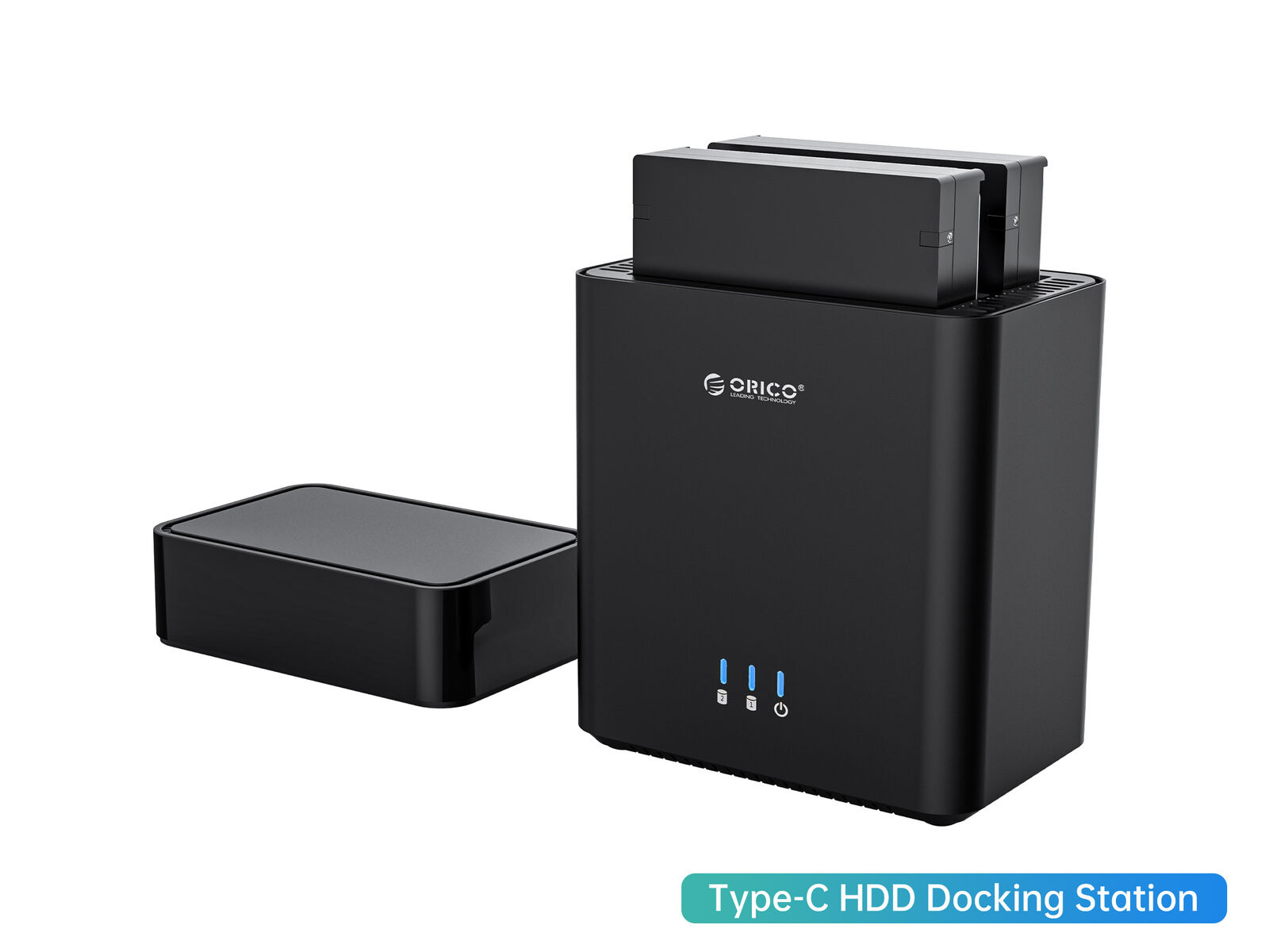 ORICO 2/5Bay Hard Drive Enclosure USB3.0/Type-C to SATA for 3.5'' HDD SSD