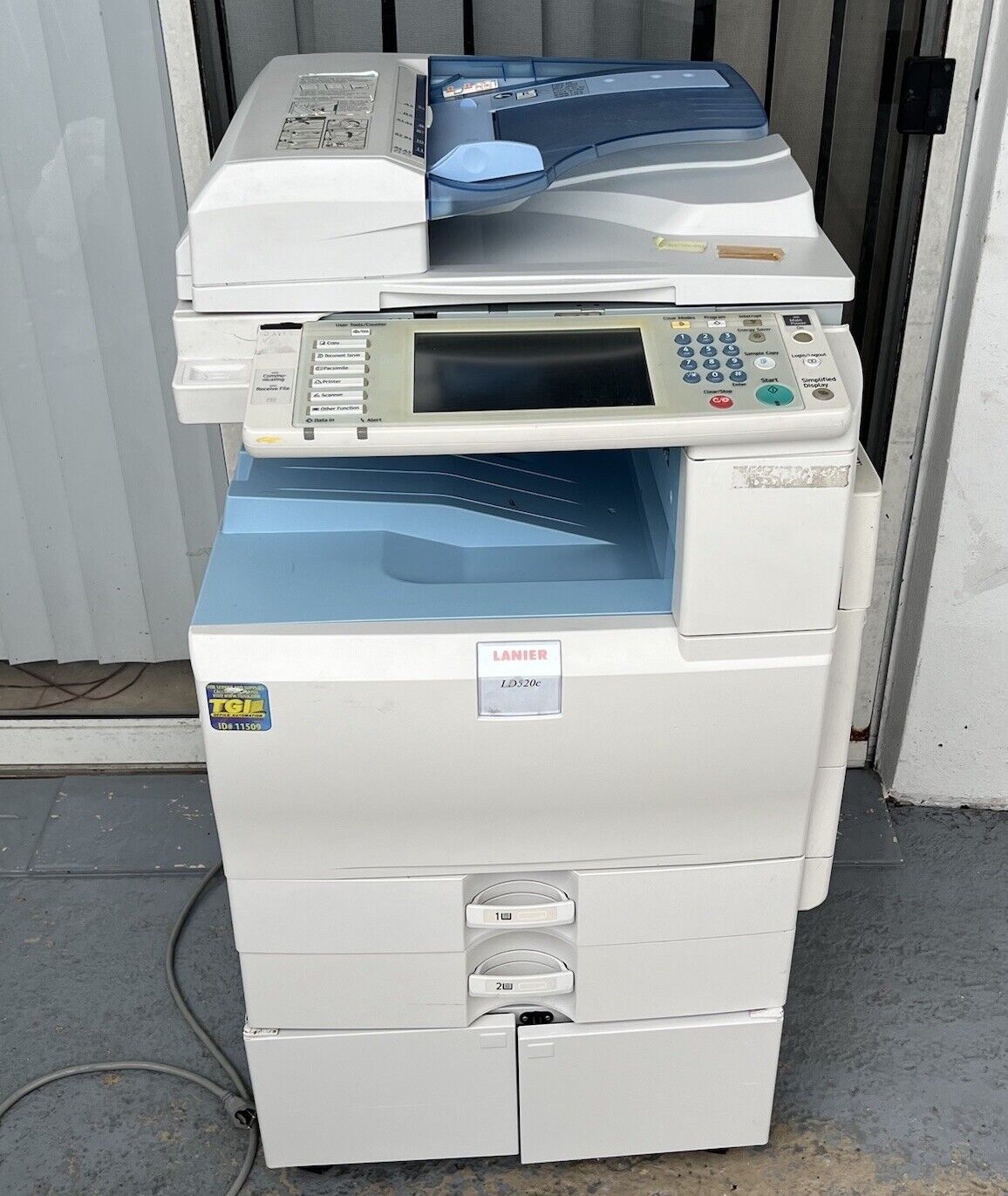Ricoh Savin Aficio MP C2050 Multi Function Laser Printer Copy - Service Required