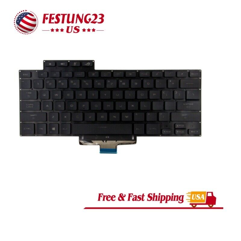 New Backlit US Keyboard for Asus ROG Zephyrus G15 GA503 GA503QR GU603 GU603H