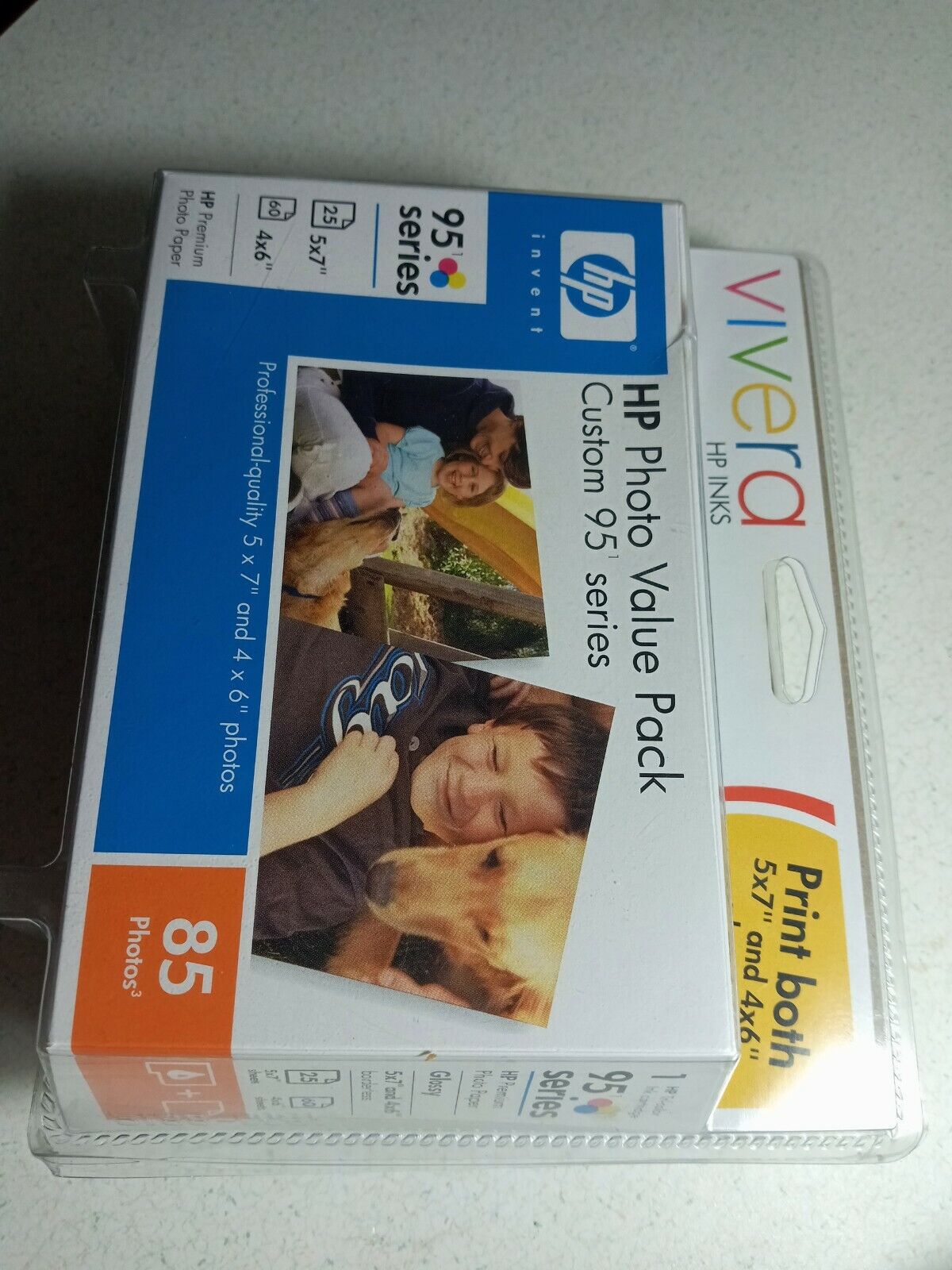 New HP Vivera Photo Value Pack Custom 95 Series 100 Photos install by Aug 2007