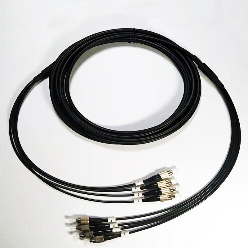 40~100M LC-LC/FC/SC/ST TPU 4 Strand 50/125 Outdoor MMOM3 Fiber Optic Patch Cable