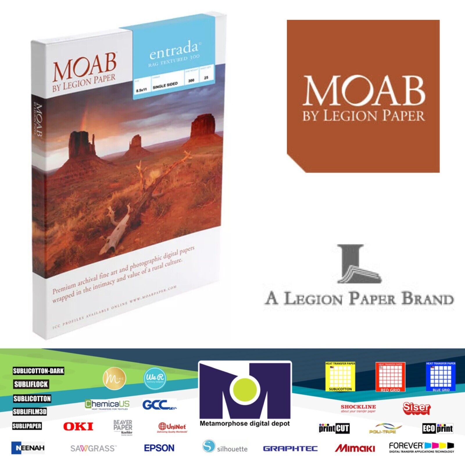 Moab Papers Lasal Exhibition Luster 300 4 x 6 [50 sheets]