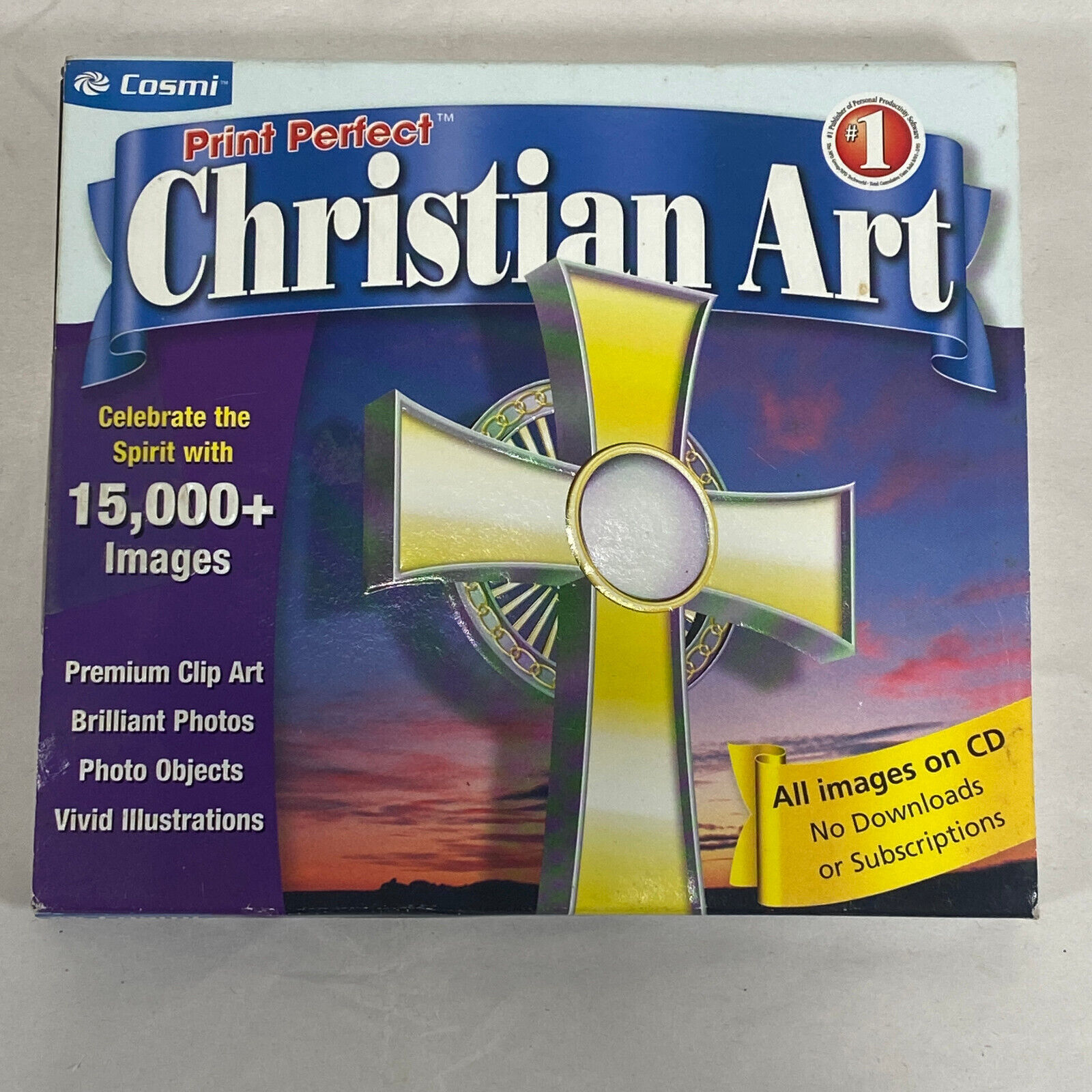 Cosmi Print Perfect Christian Art CD Compact Disc