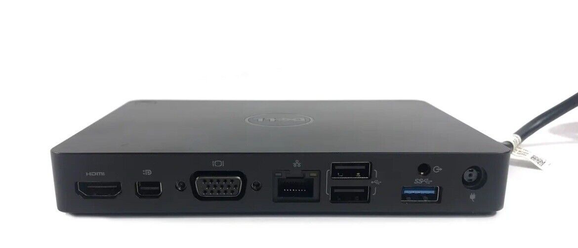 Dell WD15 K17A USB-C Thunderbolt Docking Station USB 3.0 Black Tested
