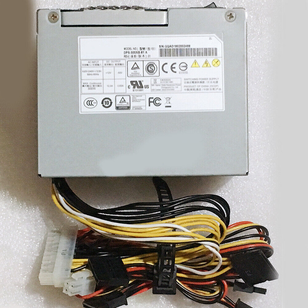 For FSP FSP300-20GSV 300W VCR Power Supply Substitute Delta DPS-300AB-81 A