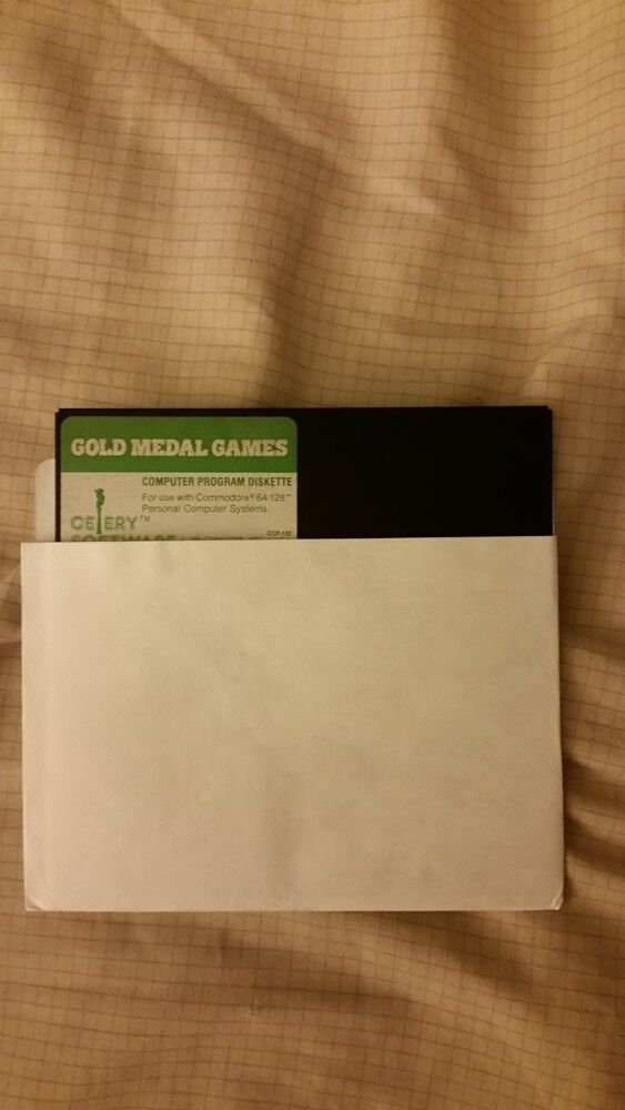 Gold Medal Games - Celery Software (Commodore 64 / 128: C64 / C128)