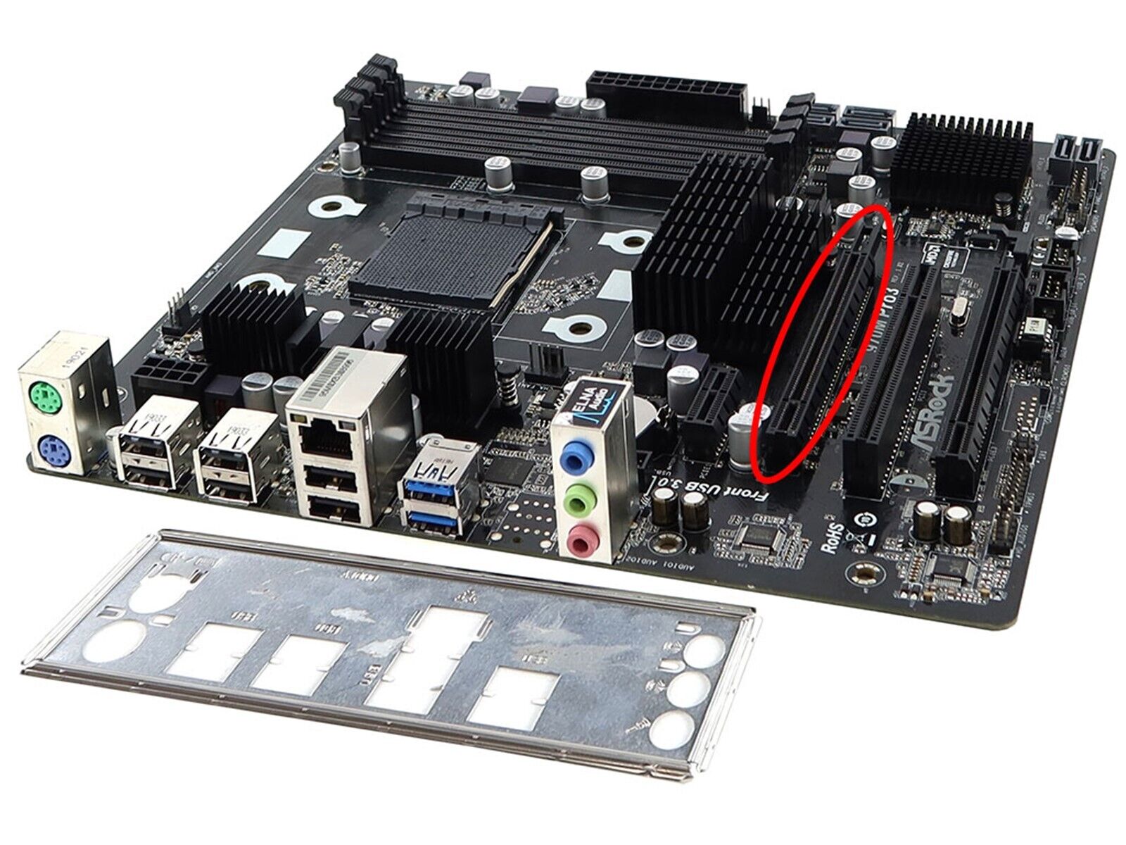 ASROCK 970M PRO3 AMD 970/SB950 SOCKET AM3/AM3+ DDR3 MOTHERBOARD **BROKEN PCIE**