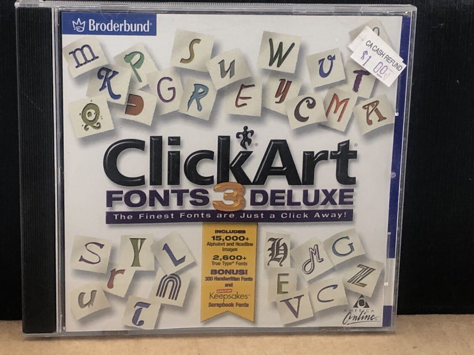 Click Art, Fonts Deluxe 3 CD-ROM, MULTIPLE CD'S SHIP FREE, SEE STORE