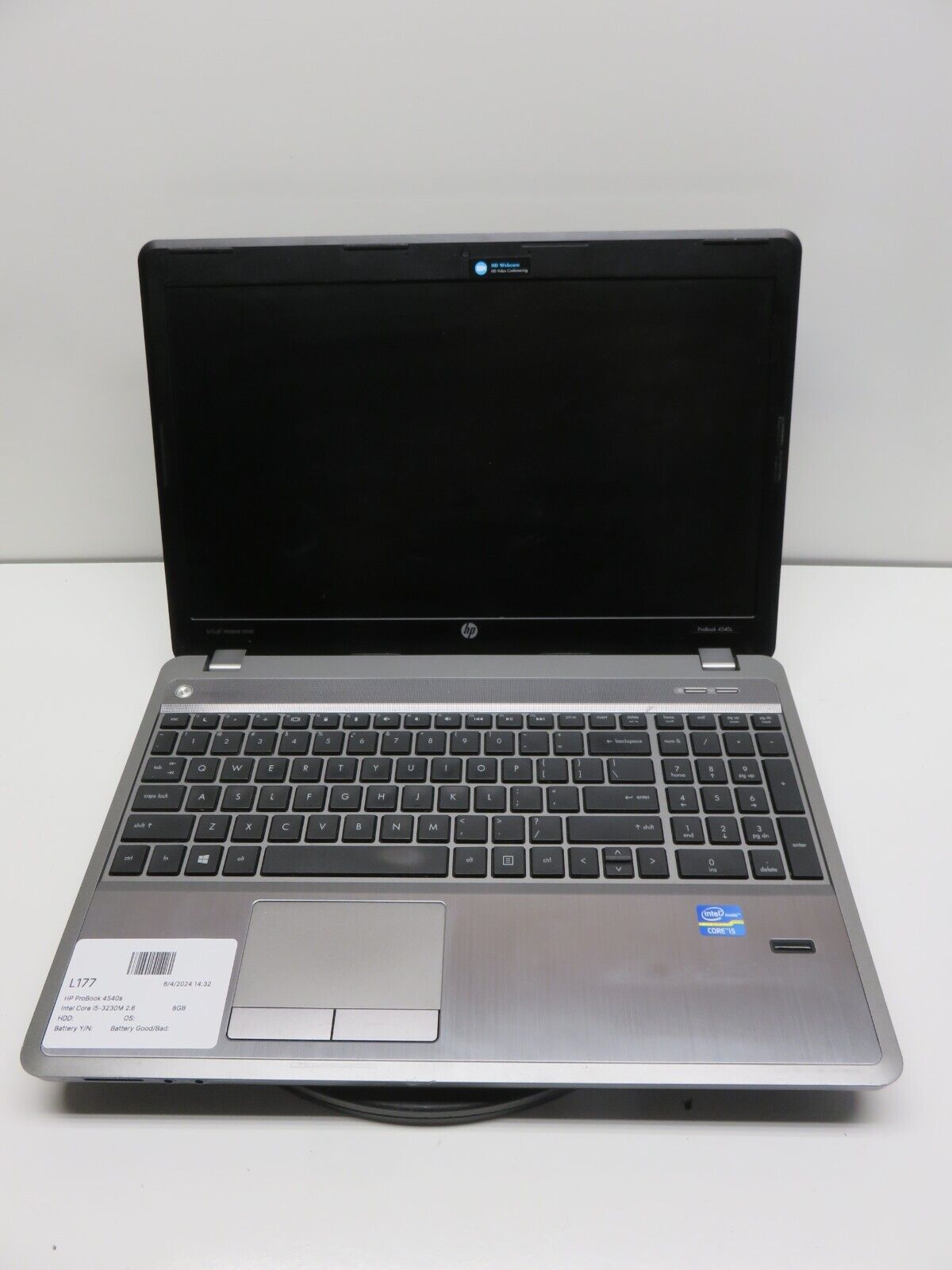 HP ProBook 4540s Laptop Intel Core i5-3230M 8GB Ram Radeon HD 7650M GPU No Batt