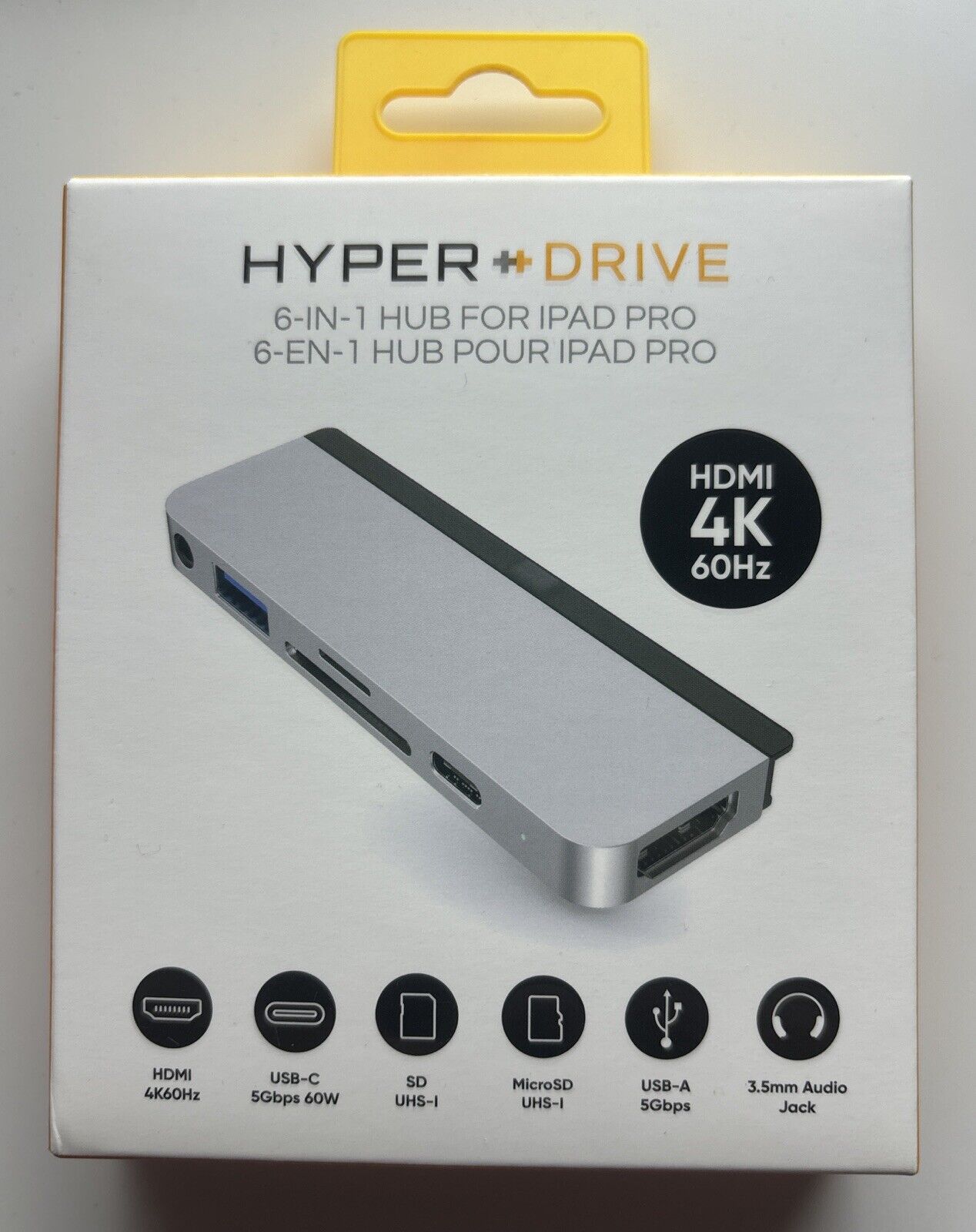 HyperDrive 6-In-1 USB-C Hub for iPad Pro - Space Gray