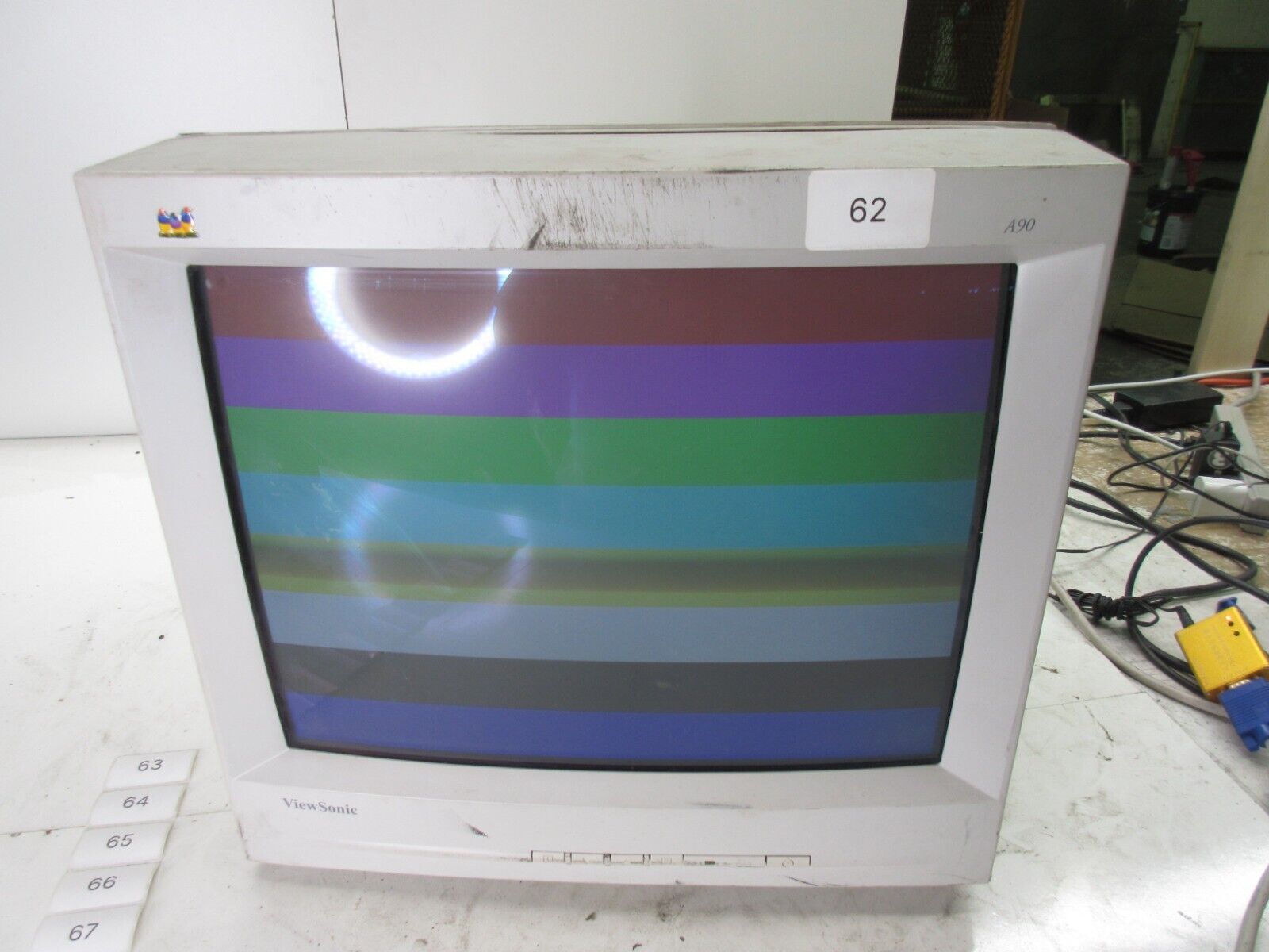 ViewSonic A90 VCDTS21755-2R 19” CRT Monitor Vintage Retro CRT Monitor - READ